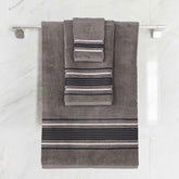 Sadie Zero Twist Cotton Solid Absorbent 3 Piece Towel Set